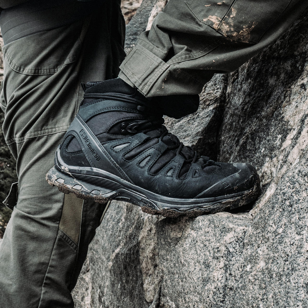 Ботинки Salomon QUEST 4D GTX Forces 2 EN Черный Фото 6